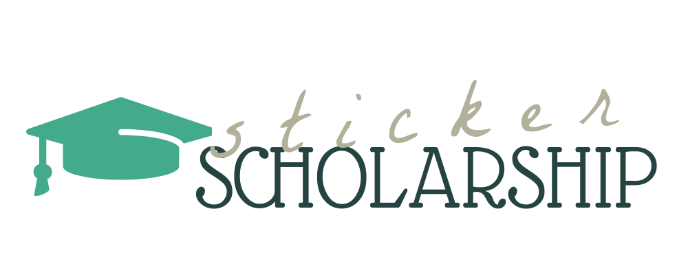 sticker scholarship logo.