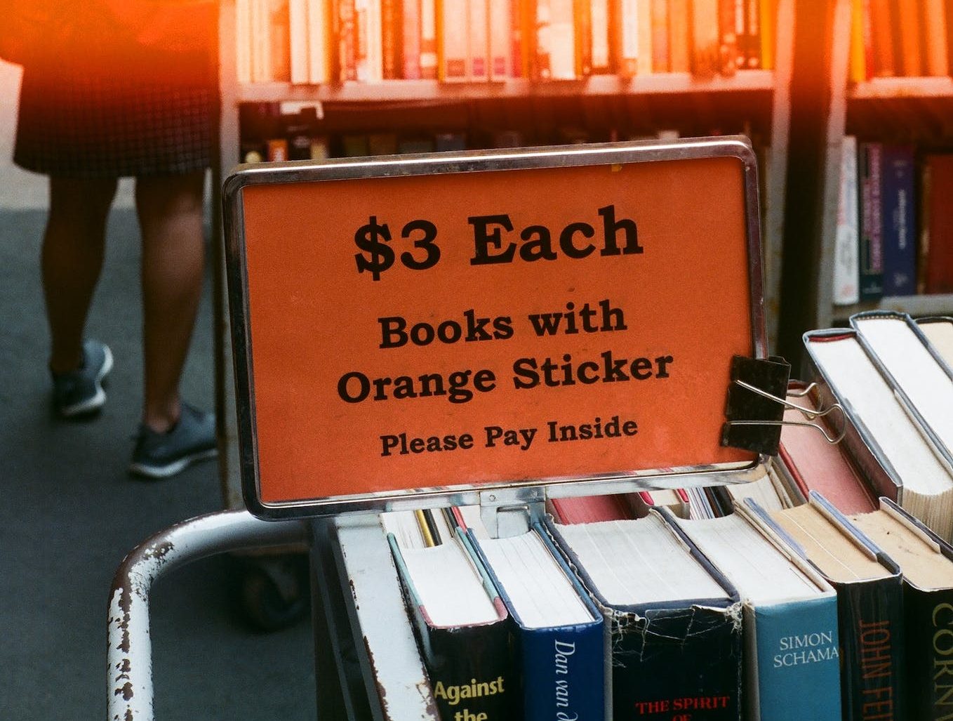 Book Sale on the Street.
